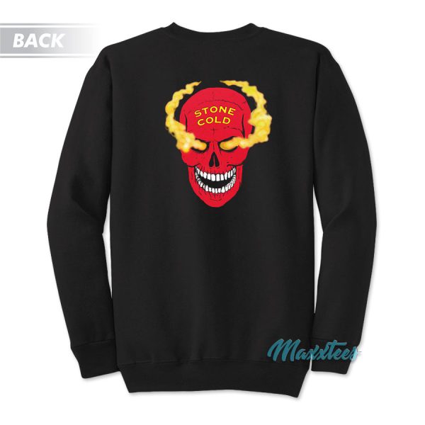 Stone Cold Austin 316 Red Skull Sweatshirt