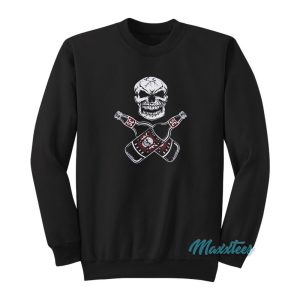 Stone Cold Drink Beer Skull Sweatshirt 1