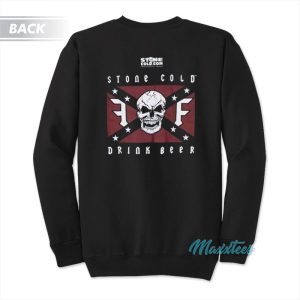 Stone Cold Steve Austin Drink Beer Skull Sweatshirt 2