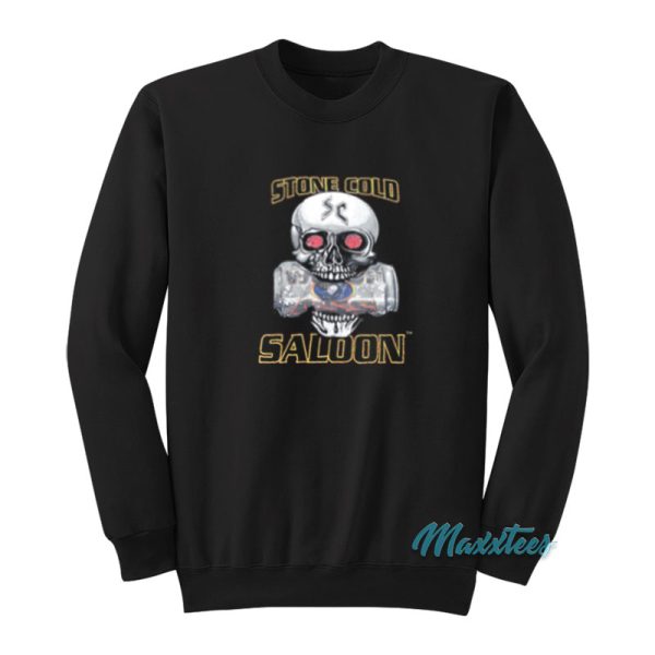 Stone Cold Steve Austin Saloon Skull Sweatshirt