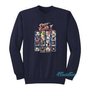 Street Fighter 2 Player Select Sweatshirt 1