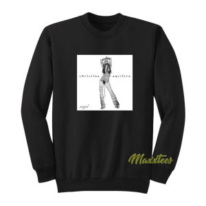 Striped Christina Aguilera Sweatshirt 1