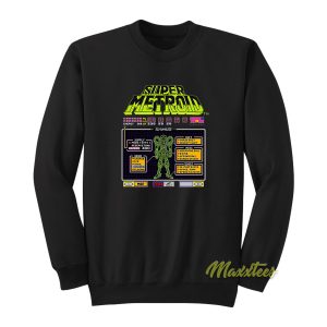 Super Metroid Samus Sweatshirt 1