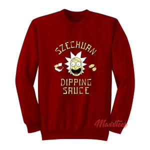 Szechuan Dipping Sauce Rick and Morty Sweatshirt 1