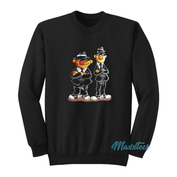 Taehyung Bert And Ernie Blues Brothers Sweatshirt