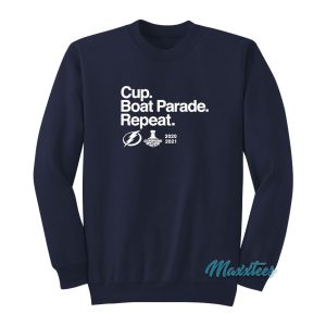 Tampa Bay Lightning Cup Boat Parade Repeat Sweatshirt 1