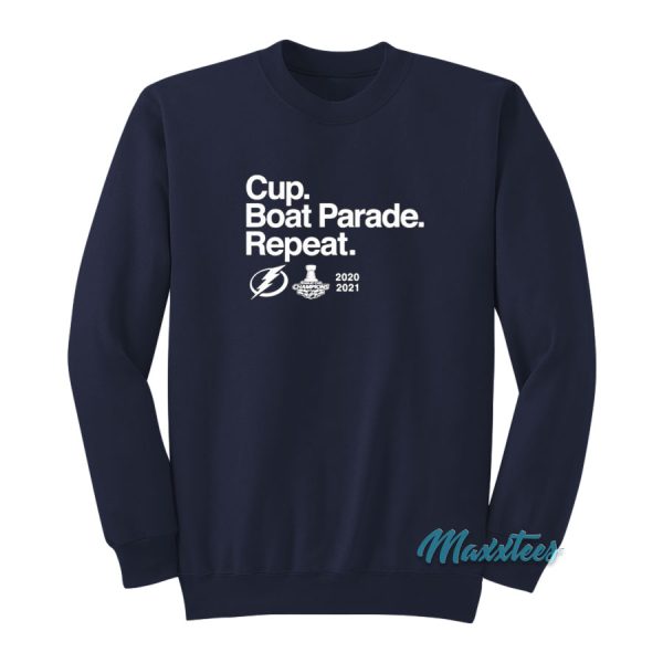 Tampa Bay Lightning Cup Boat Parade Repeat Sweatshirt