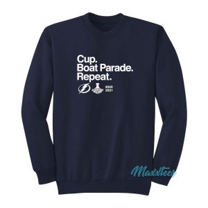 Tampa Bay Lightning Cup Boat Parade Repeat Sweatshirt 2