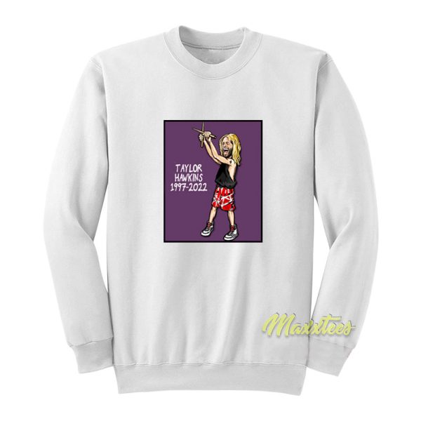 Taylor Hawkins Cartoon Sweatshirt