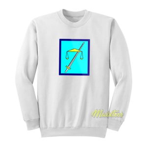 Terry Davis Templeos Logo Sweatshirt