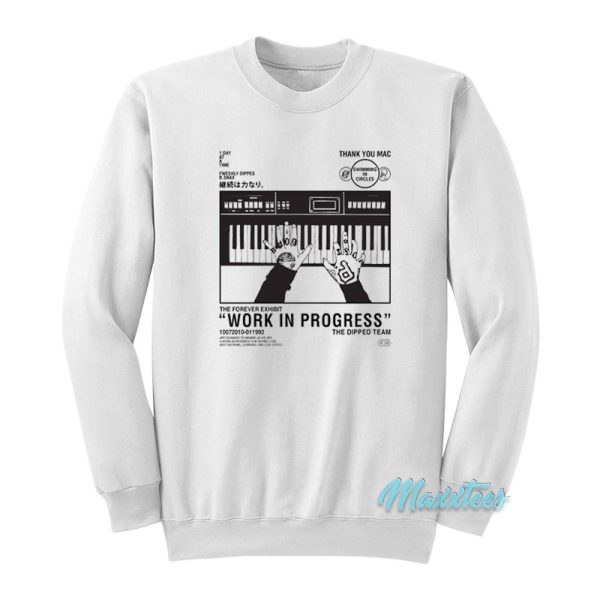 Thank You Mac Miller Work In Progress Sweatshirt