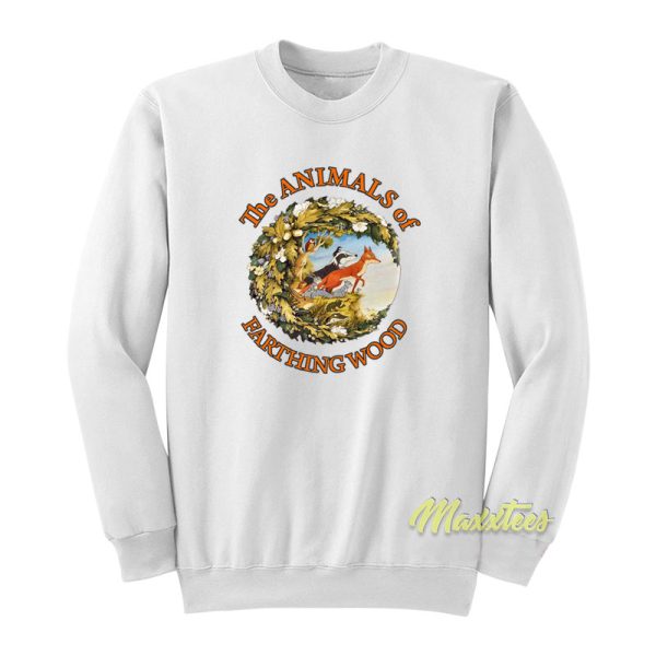 The Animals Of Farthing Wood Ecru Sweatshirt