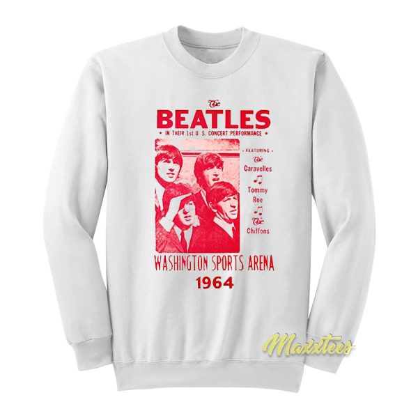 The Beatles Washington Sport Arena 1964  Sweatshirt