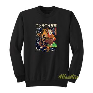 The Cat and Koi Sweatshirt