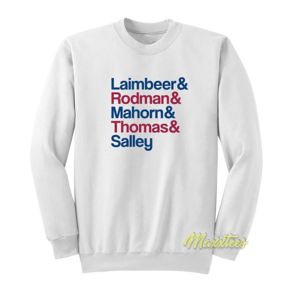 The Detroit Bad Boys 89 Basketball Sweatshirt