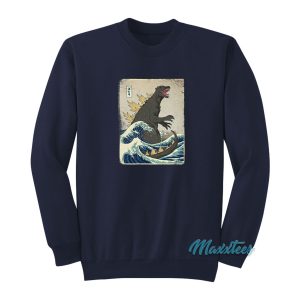 The Great Godzilla Off Kanagawa Sweatshirt 1