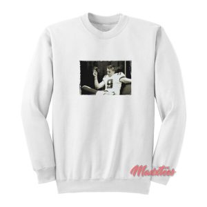 The Joe Burrow Cigar Smoking Sweatshirt