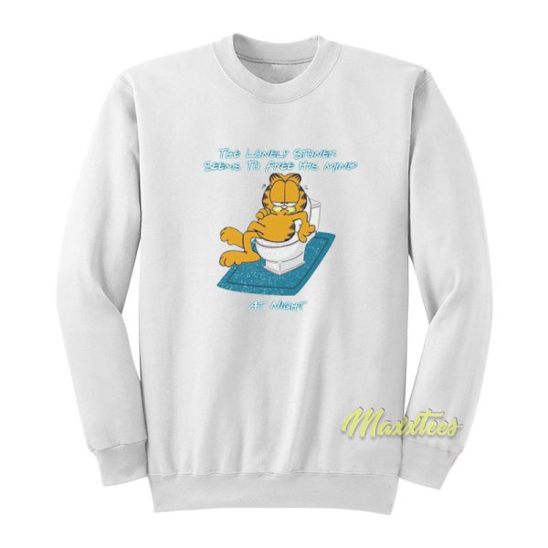 The Lonely Stoner Seems To Free His Mind Sweatshirt