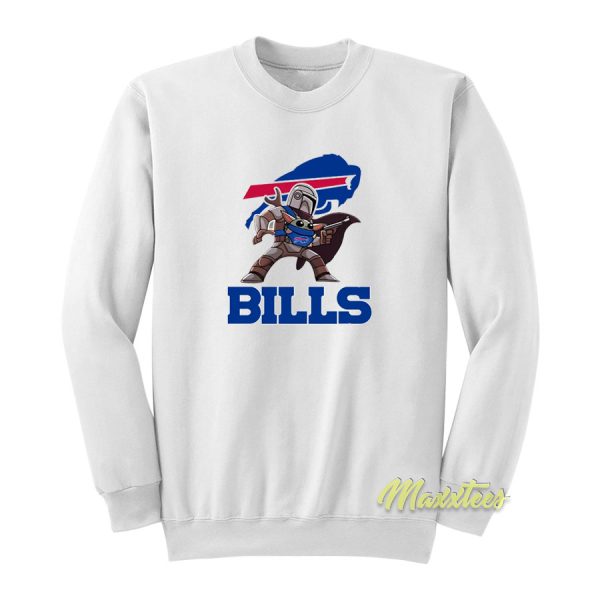 The Mandalorian and Baby Yoda Buffalo Bills Sweatshirt