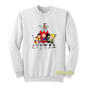 The Peanuts Character Snyder Cut Signatures Sweatshirt