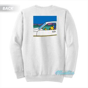The Simpsons Bart On The Road Sweatshirt