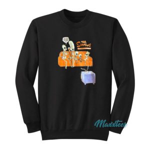 The Simpsons Halloween Skeleton Family Sweatshirt