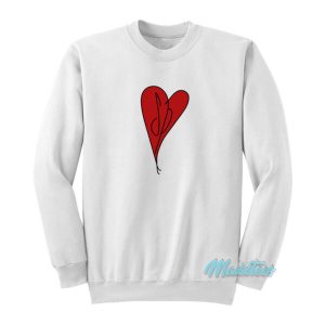 The Smashing Pumpkins Distressed Heart Sweatshirt