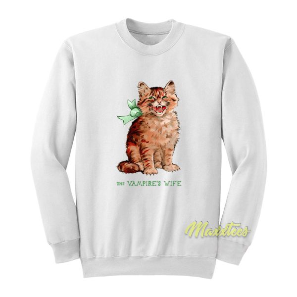 The Vampire’s Wife Cat Sweatshirt