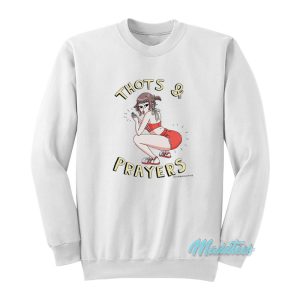 Thots And Prayers Plamondon Comics Sweatshirt