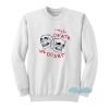 Til Death We Do Art Skull Sweatshirt
