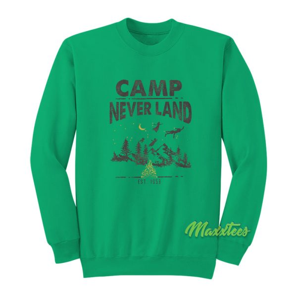 Tinkerbell Camp Neverland 1953 Sweatshirt