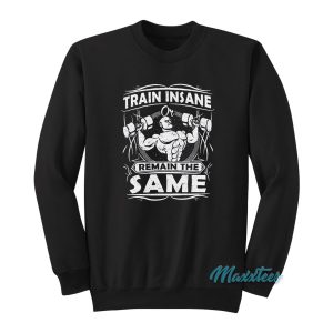 Train Insane Or Remain The Same Sweatshirt 1