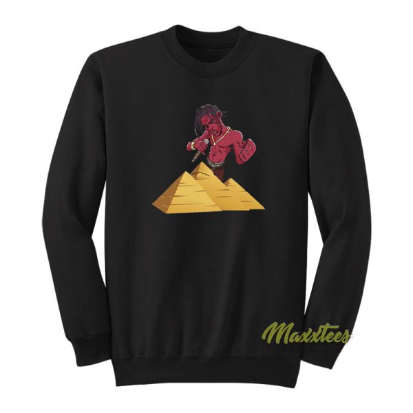 Travis Scott At The Pyramids Sweatshirt