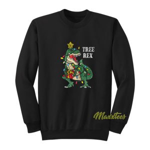 Tree Rex Christmas Sweatshirt 1