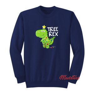 Tree Rex Cute Dinosaur Christmas Sweatshirt 1