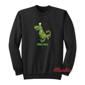 Tree Rex Dinosaur Christmas Sweatshirt 2