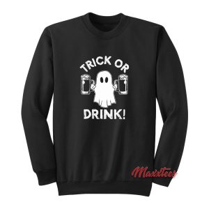 Trick or Drink Halloween Sweatshirt 1