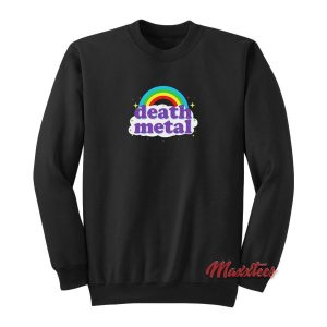 Unicorn Death Metal Rainbow Sweatshirt 2