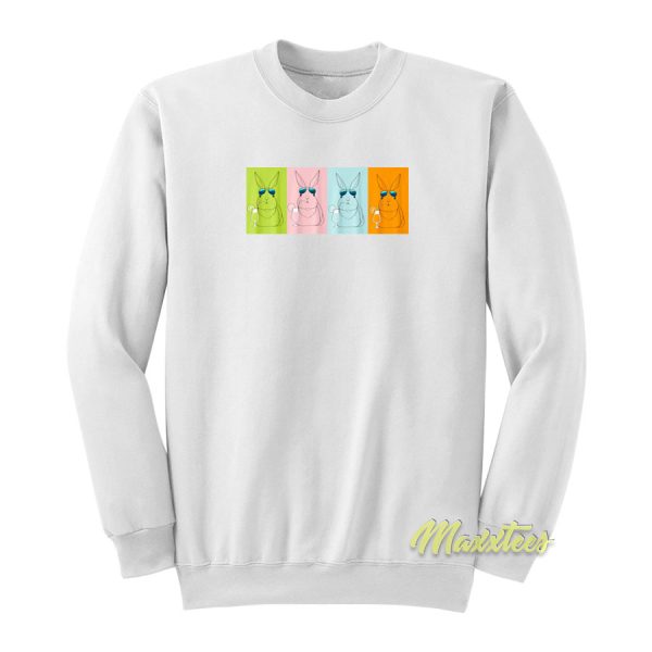 Vacation Rabbit Color Sweatshirt