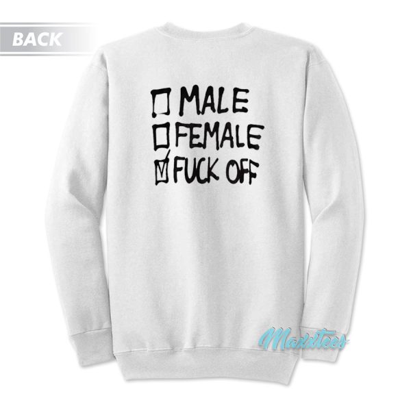 Vetements Male Female Fuck Off Sweatshirt