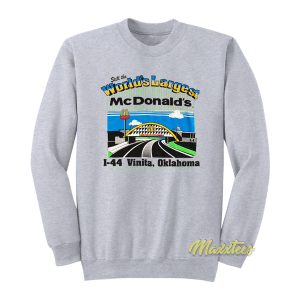 Vintage 90s Worlds Largest Mcdonalds Sweatshirt 1