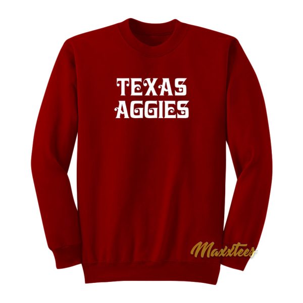 Vintage A&ampM University Texas Aggies Sweatshirt