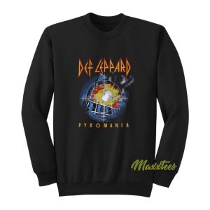 Vintage Def Leppard Arson Oriented Tour 1983 Sweatshirt 1