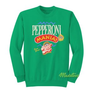Vintage Happy Joes Pizza and Ice Pepperoni Mania Sweatshirt 1