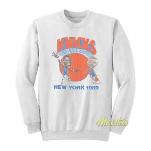 Vintage Patrick and Mark Jackson New York Knicks 89 Sweatshirt 1