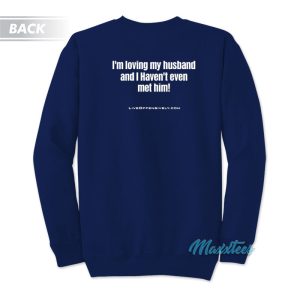 Virginity Rocks Im Loving My Husband Sweatshirt 2