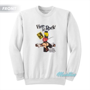 Vive Le Rock Crucified Mickey Seditionaries Sweatshirt 3