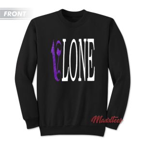 Vlone x Palm Angels Purple Sweatshirt 1