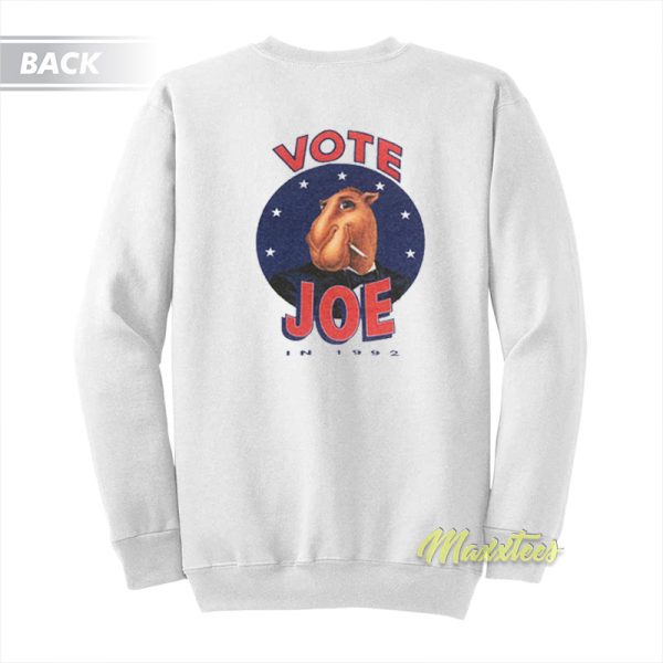 Vote Joe Camel in 1992 Sweatshirt