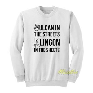 Vulcan In The Streets Klingon Sweatshirt